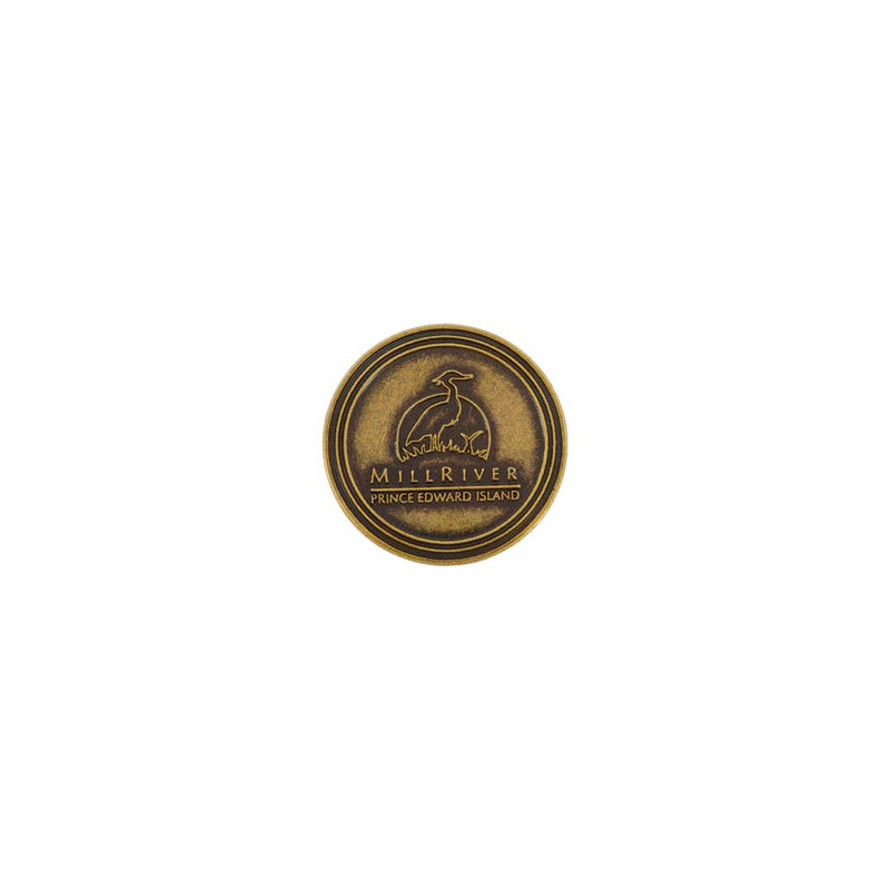 ahead - Millriver Prince Edward Island Golf Ball Markers (BM4 MILLRIV - BRASS)