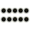 ahead - Morgan Creek Golf Course 10th Anniversary Ball Markers (BM4R MORGAN CCR-BLK-WHT)