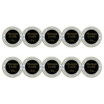 ahead - Morgan Creek Golf Course 10th Anniversary Ball Markers (BM4R MORGAN CCR-BLK-WHT)