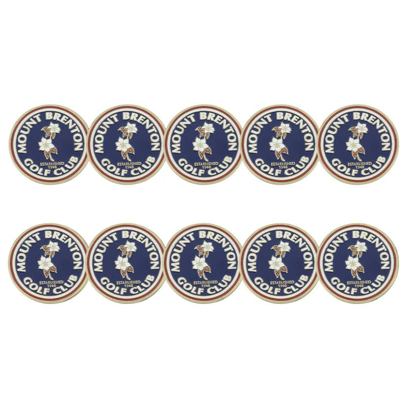 ahead - Mount Brenton Golf Club Ball Markers (BM4 MTBRE - BLU)