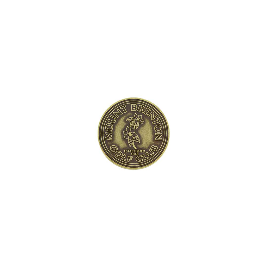 ahead - Mount Brenton Golf Club Ball Markers (BM4 MTBRE - BRASS)