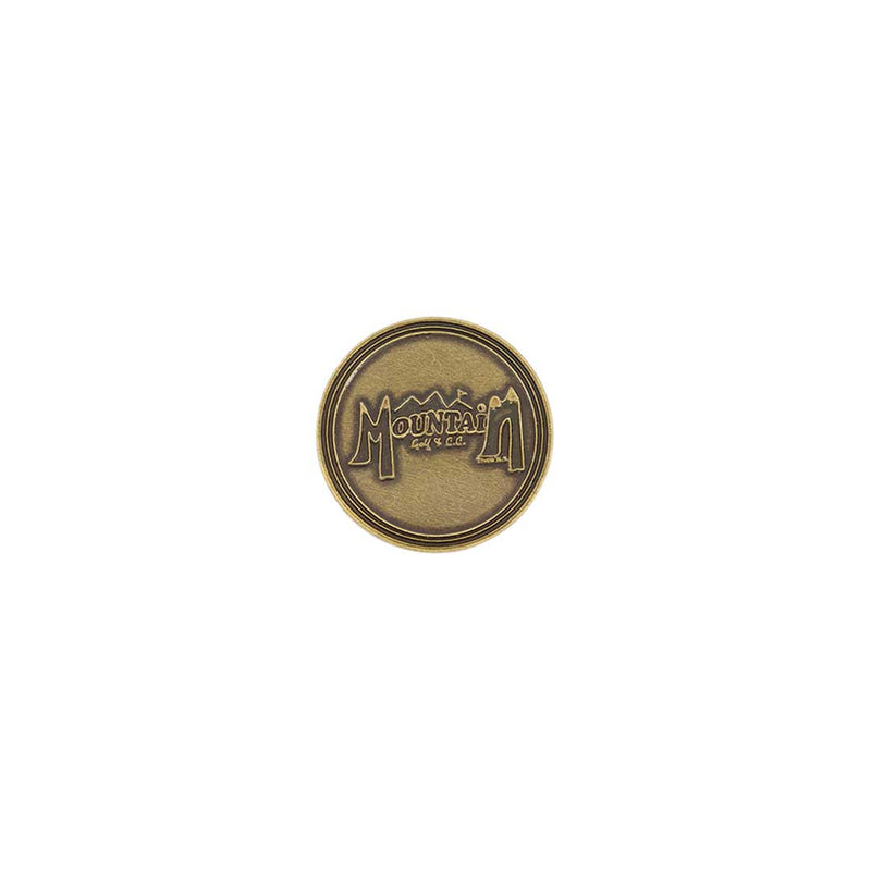 ahead - Mountain Golf Ball Markers (BM4 MOUNT - BRASS)