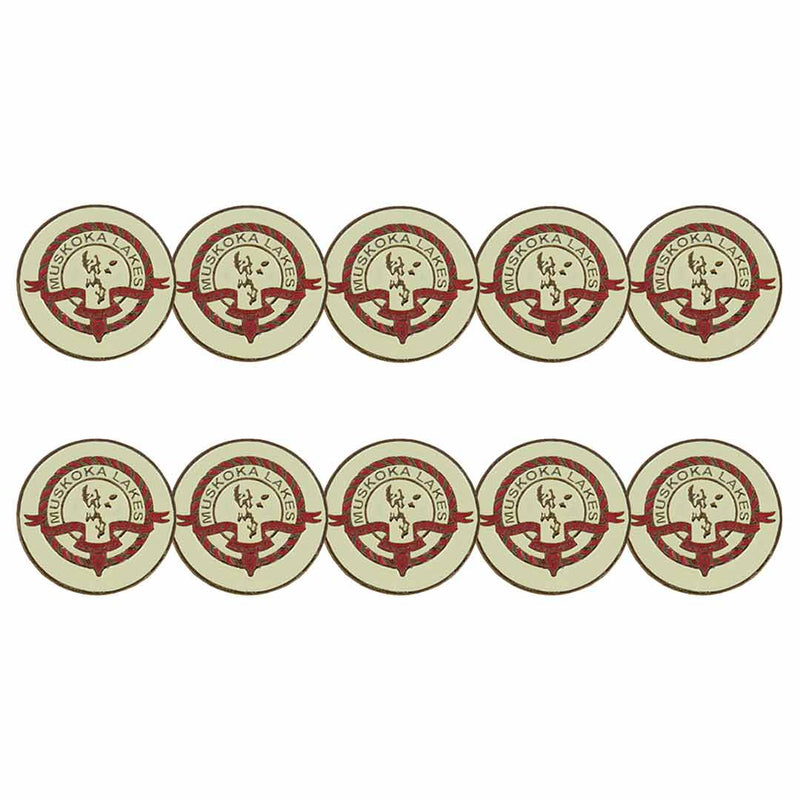 ahead - Muskoka Lakes Golf & Country Club Ball Markers (BM4R MUSKOK - WHT)