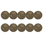 ahead - Nanton Golf Club Ball Markers (BM4R NANTON-BRSS)