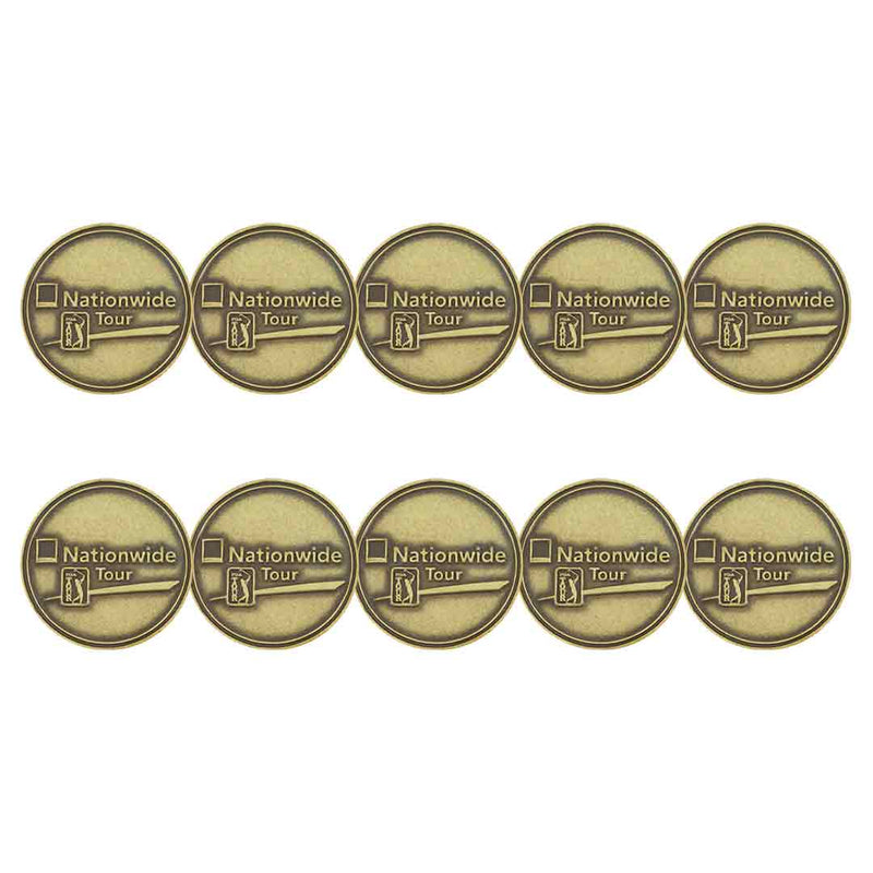 ahead - Nationwide Tour Golf Ball Markers (BM4 NATWIDE - BRASS)