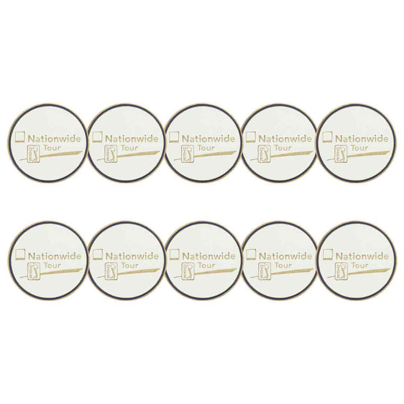 ahead - Nationwide Tour Golf Ball Markers (BM4 NATWIDE - WHT)