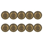 ahead - The Royal Quebec Golf Club Golf Ball Markers (BM4 CIU BRO - BRASS)