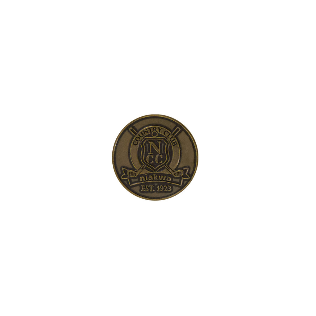 ahead - Niakwa Country Club Golf Ball Markers (BM NIAKWA - BRONZE)