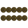 ahead - Oakfield Golf & Country Club Ball Markers (BM4R OAKFIELD - BRASS)