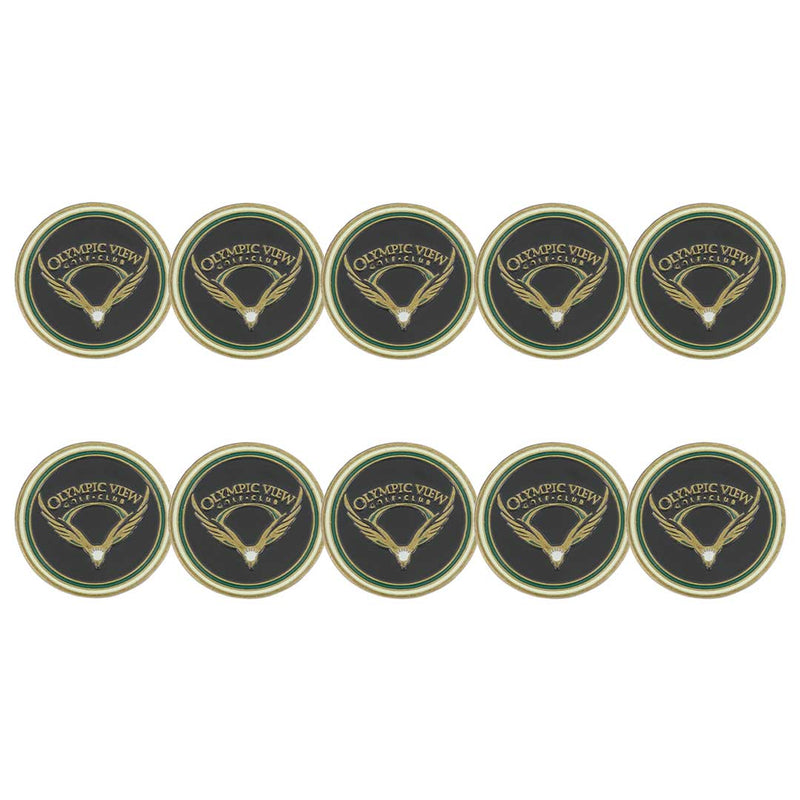 ahead - Olympic View Golf Club Ball Markers (OLYMPIC VIEW-BLK)