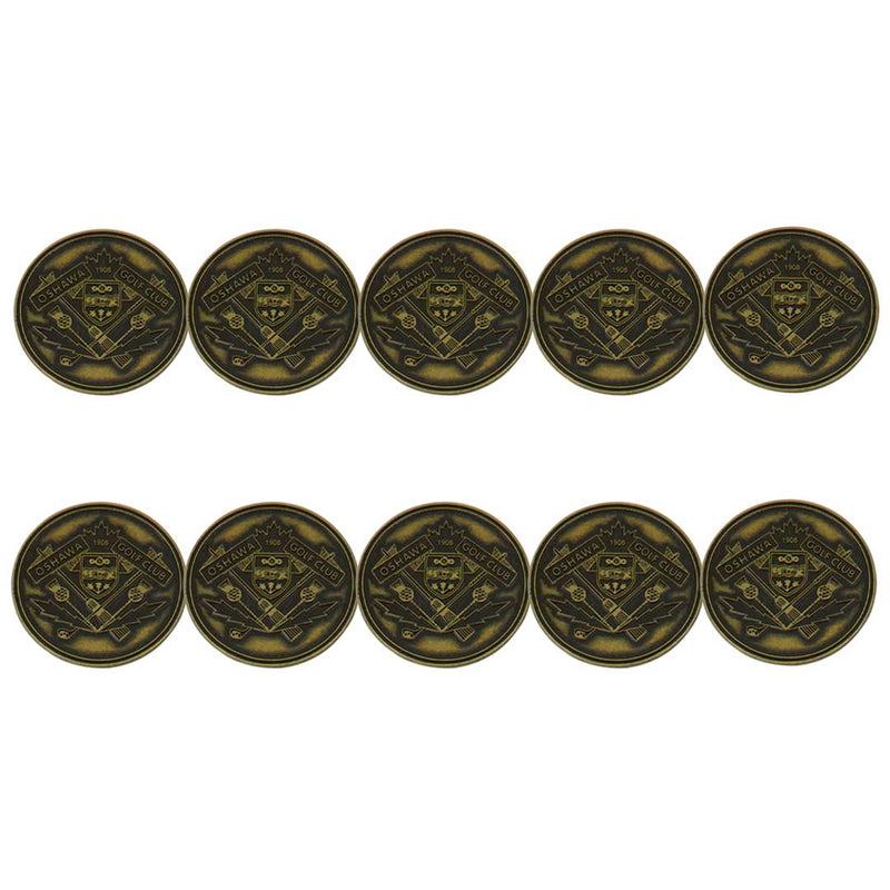 ahead - Oshawa Golf Club Ball Markers (BM OSHAWA - BRASS)