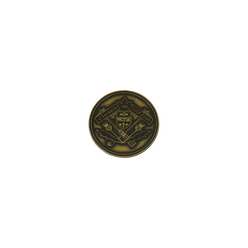 ahead - Oshawa Golf Club Ball Markers (BM OSHAWA - BRASS)