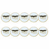 ahead - Raven Golf Club Ball Markers (BM4R RAVEN-WHT)