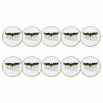 ahead - Raven Golf Club Ball Markers (BM4R RAVEN-WHT)