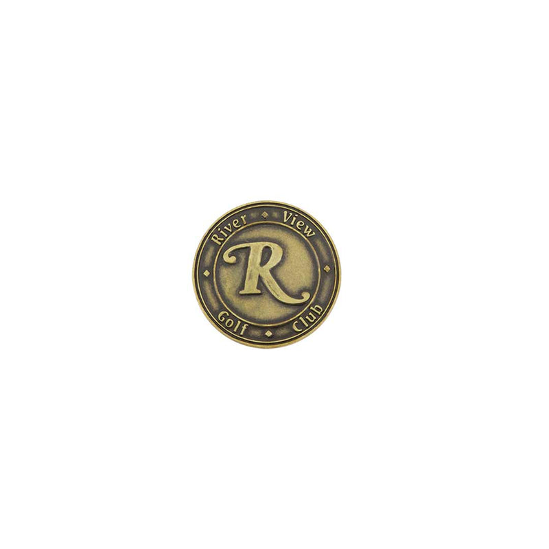 ahead - Riverview Golf Club Ball Markers (BM RIVERV - BRASS)