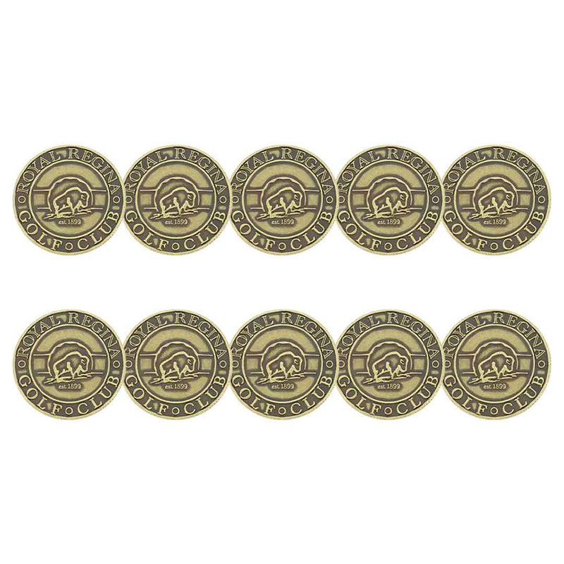 ahead - Royal Regina Golf Club Ball Markers (BM4 REGI-BRSS)