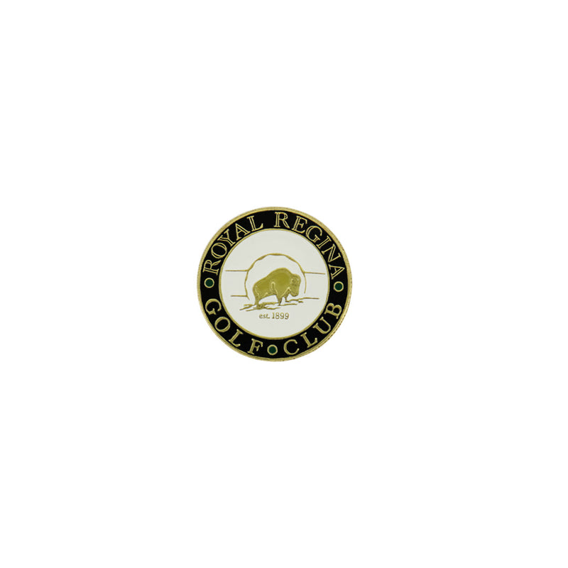 ahead - Royal Regina Golf Club Ball Markers (BM4RREGI-BLK-WHT-GOLD)