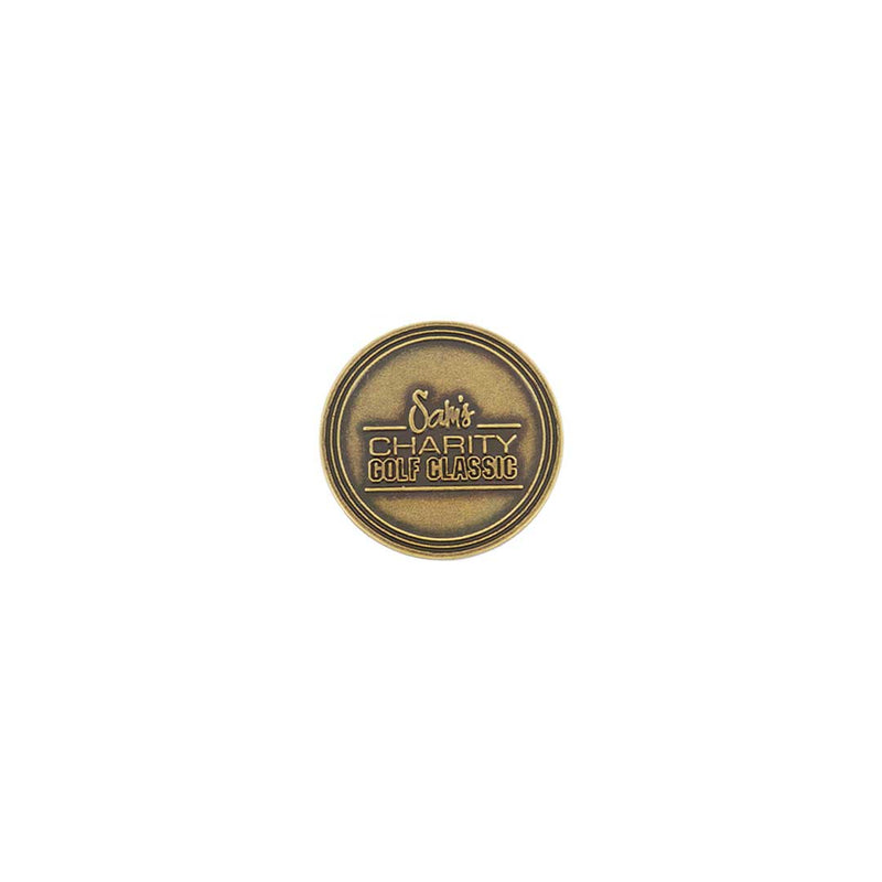 ahead - Sam's Charity Golf Classic Ball Markers (BM4R CANYON 1 - BRASS)