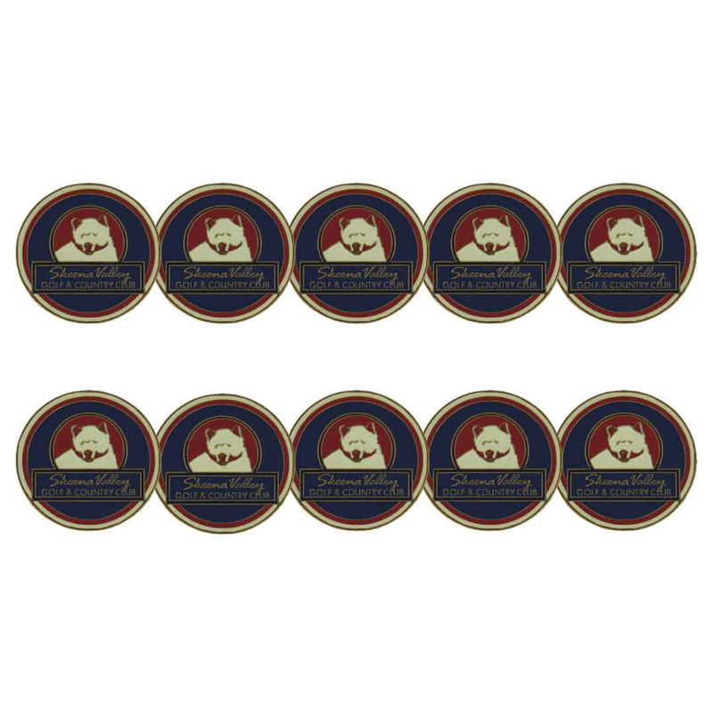 ahead - Skeena Valley Golf & Country Club Ball Markers (BM4 SKEENA - NVY)