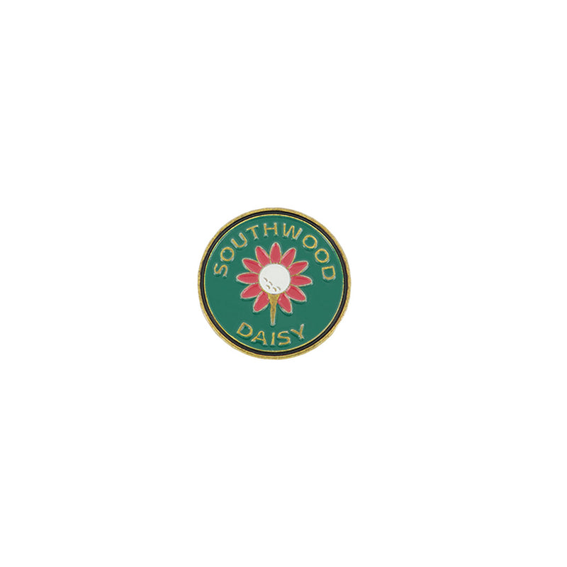 ahead - Southwood Daisy Golf Ball Markers (BM4R SOUTH - GRNRED)