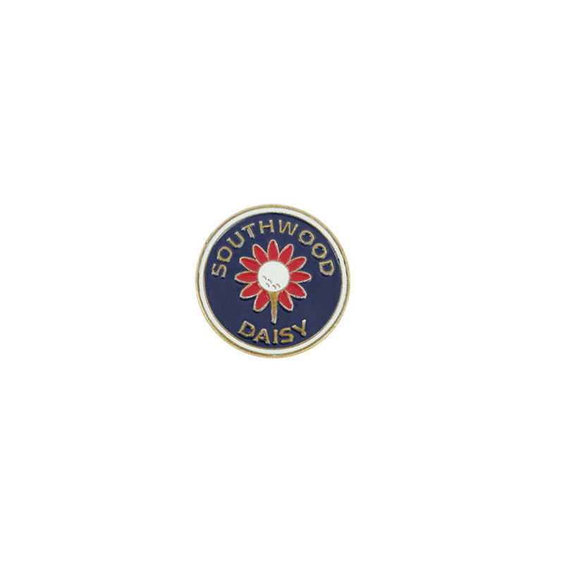 ahead - Southwood Daisy Golf Ball Markers (BM4R SOUTH - NVYRED)