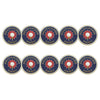 ahead - Southwood Daisy Golf Ball Markers (BM4R SOUTH - NVYRED)