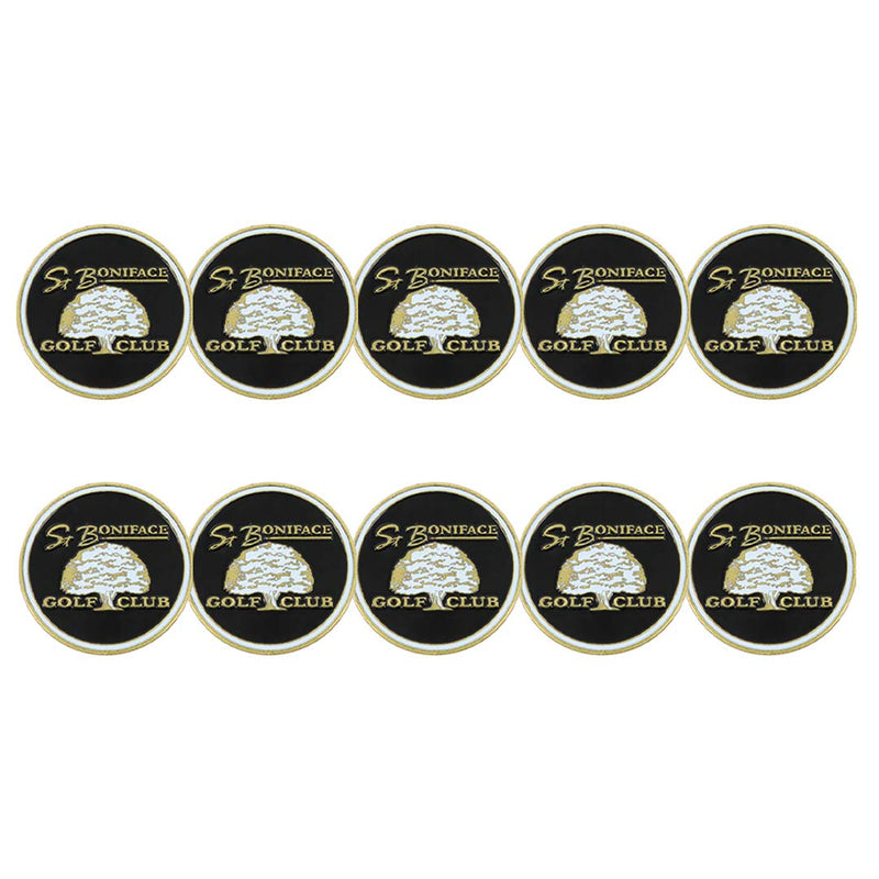 ahead - St. Boniface Golf Club Ball Markers (BM4R BONAF 1 - BLK)