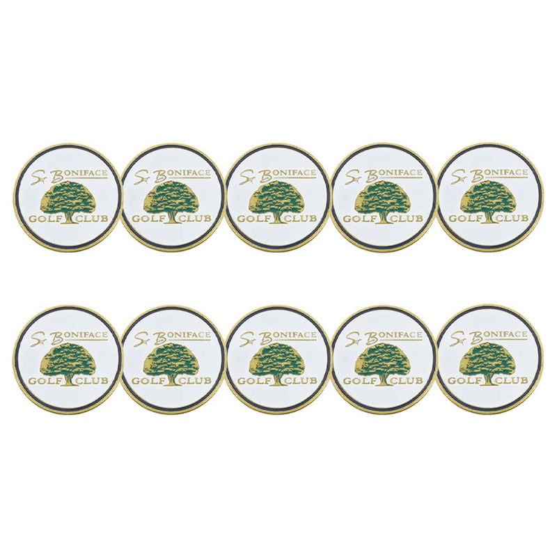 ahead - St. Boniface Golf Club Ball Markers (BM4R BONAF 1 - WHT)