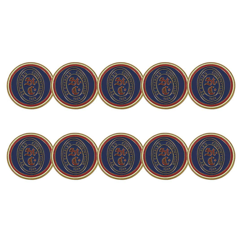 ahead - St. Charles Country Club Ball Markers (BM4 ST. CHAR-NVY-RD)