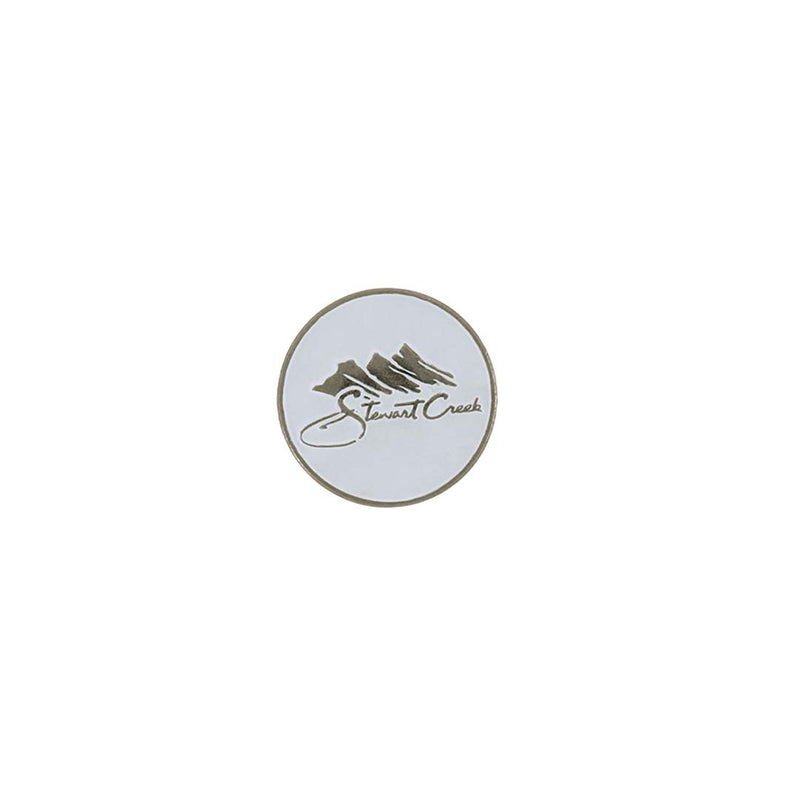 forward - Marqueurs de balle Stewart Creek Golf &amp; Country Club (BM4R STEW - WHT) 