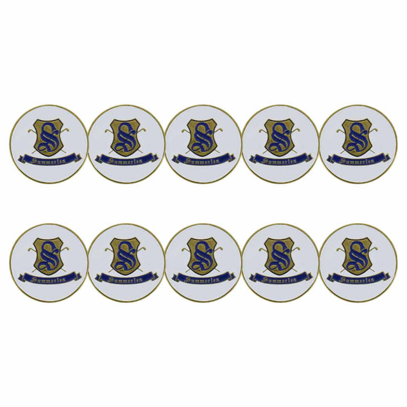 ahead - Summerlea Golf & Country Club Ball Markers (BM4 JV GOLF - WHT)