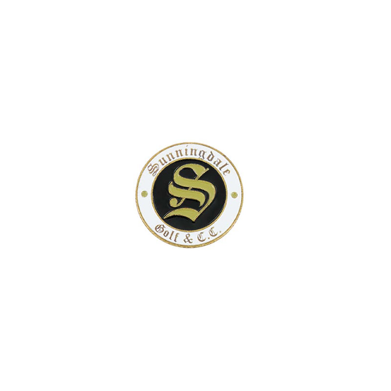 ahead - Sunningdale Golf and Country Club Ball Markers (SUNNINGDALE-WHT-BLK)