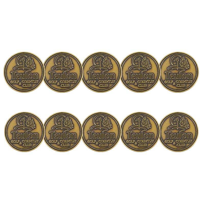 ahead - Teulon Golf & Country Club Ball Markers (BM4 TEVLON-BRSS)