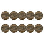 ahead - The Dunes Golf & Winter Club Golf Ball Markers (BM4R DUNE 1 - BRASS)