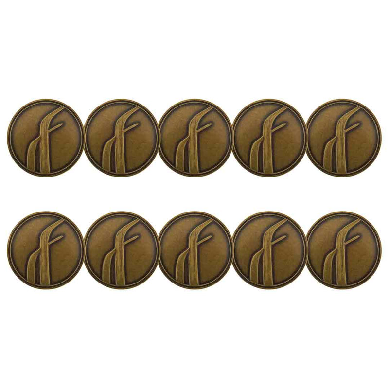 ahead - The Falls Golf Club Ball Markers (BM4R THE FALLS - BRASS)