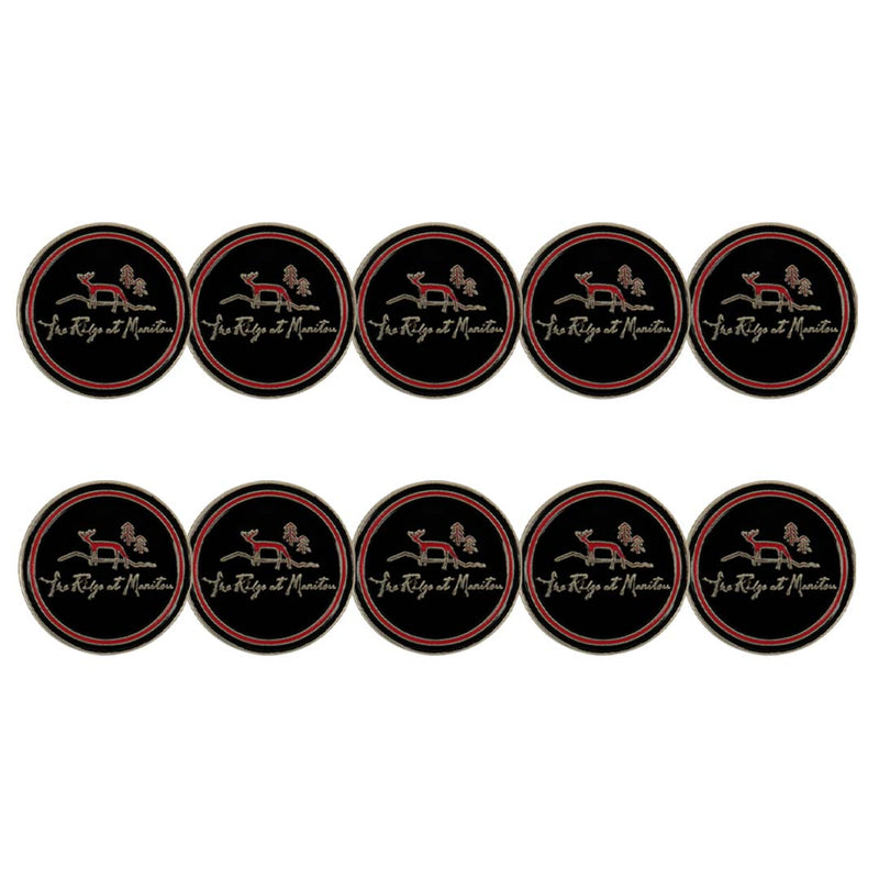 devant - The Ridge at Manitou Golf Ball Markers (BM4R MANITOU - BLK) 