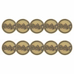 ahead - The Rock Golf Ball Markers (BM4 ROCKGO - BRASS)