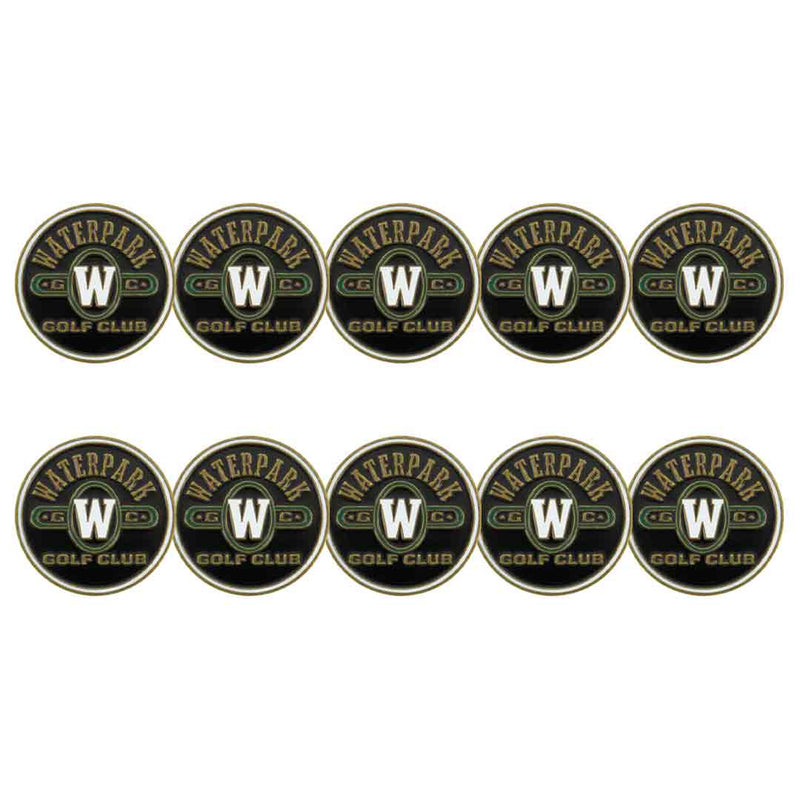 ahead - Water Park Golf Ball Markers (BM WATERPARK - BLK)