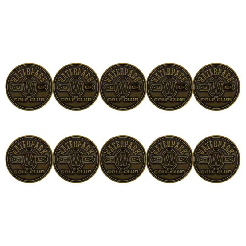 ahead - Water Park Golf Ball Markers (BM WATERPARK - BRASS)