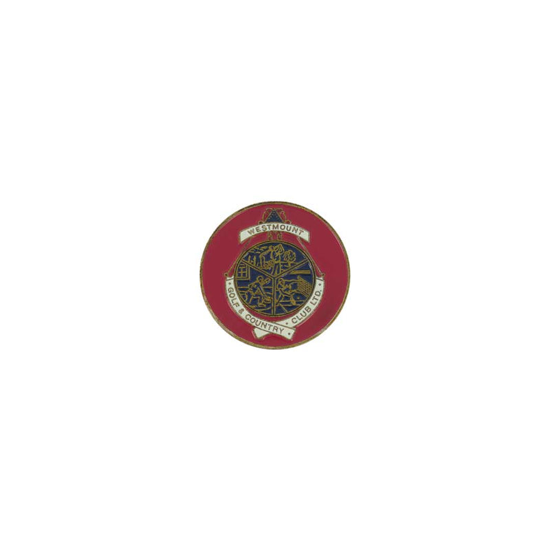 ahead - Westmount Golf & Country Club Ball Markers (BM4D WESTMOUNT - RED)