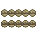 ahead - Whistler Golf Club Ball Markers (BM4 WHIS - BRASS)