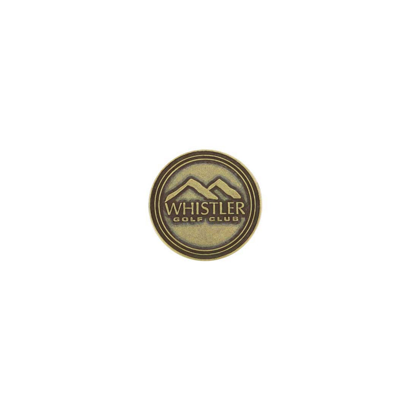 ahead - Whistler Golf Club Ball Markers (BM4 WHIS - BRASS)