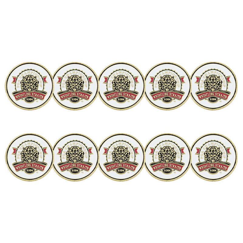 ahead - Whistling Straits PGA Championship Golf Ball Markers (BM BALLWS-4WHT)