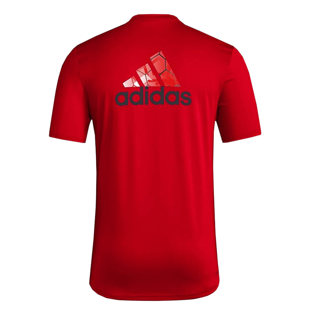 adidas - T-shirt Dri-Fit à manches courtes d'avant-match Toronto FC pour homme (IP0926)