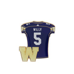 CFL - Épinglette de chandail des Blue Bombers de Winnipeg (CWIJEH5)