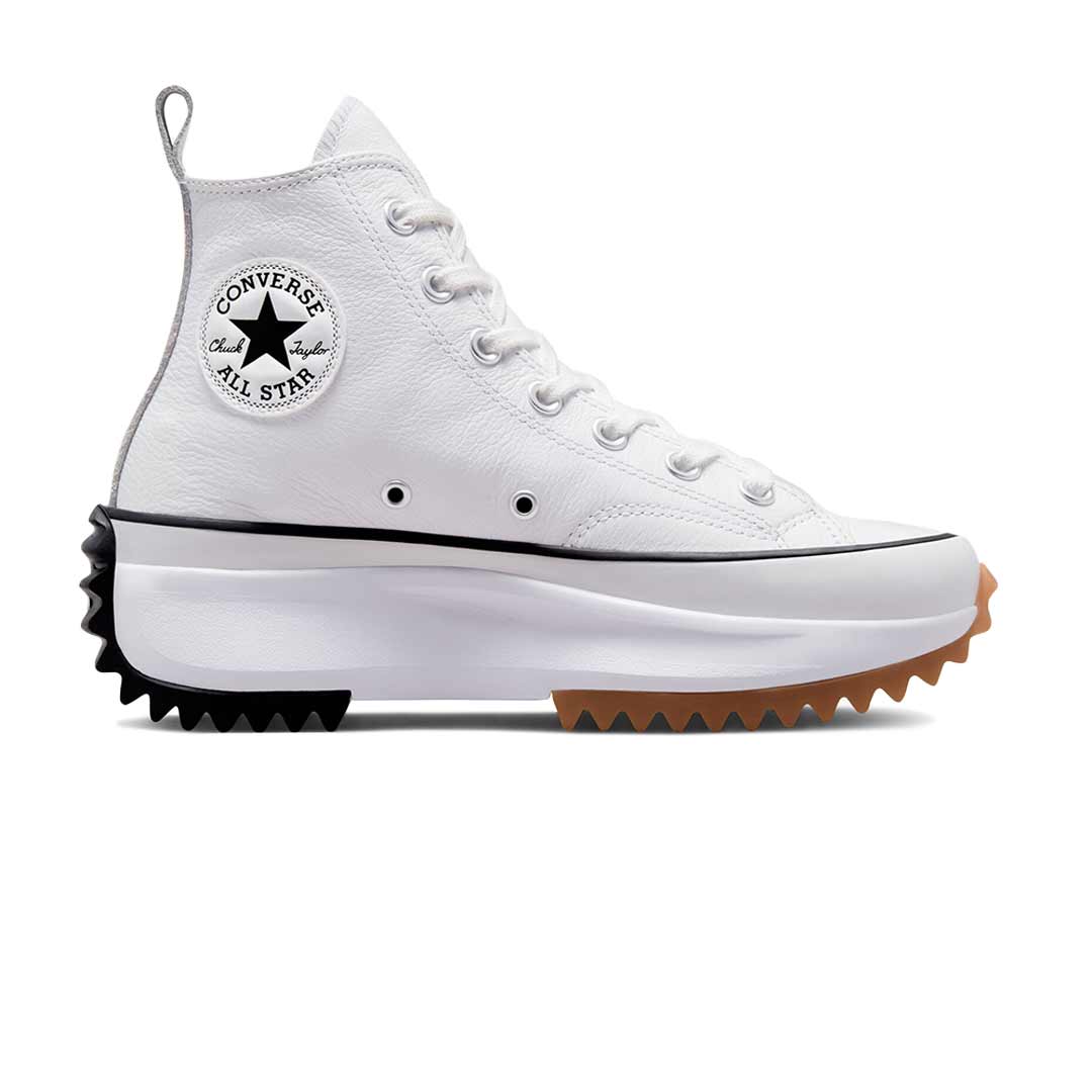 Converse Run Star Hike Hi Leather White Black