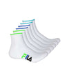 FILA - Men's 6 Pack 1/4 Sock (M-FW0100 COMBO3)