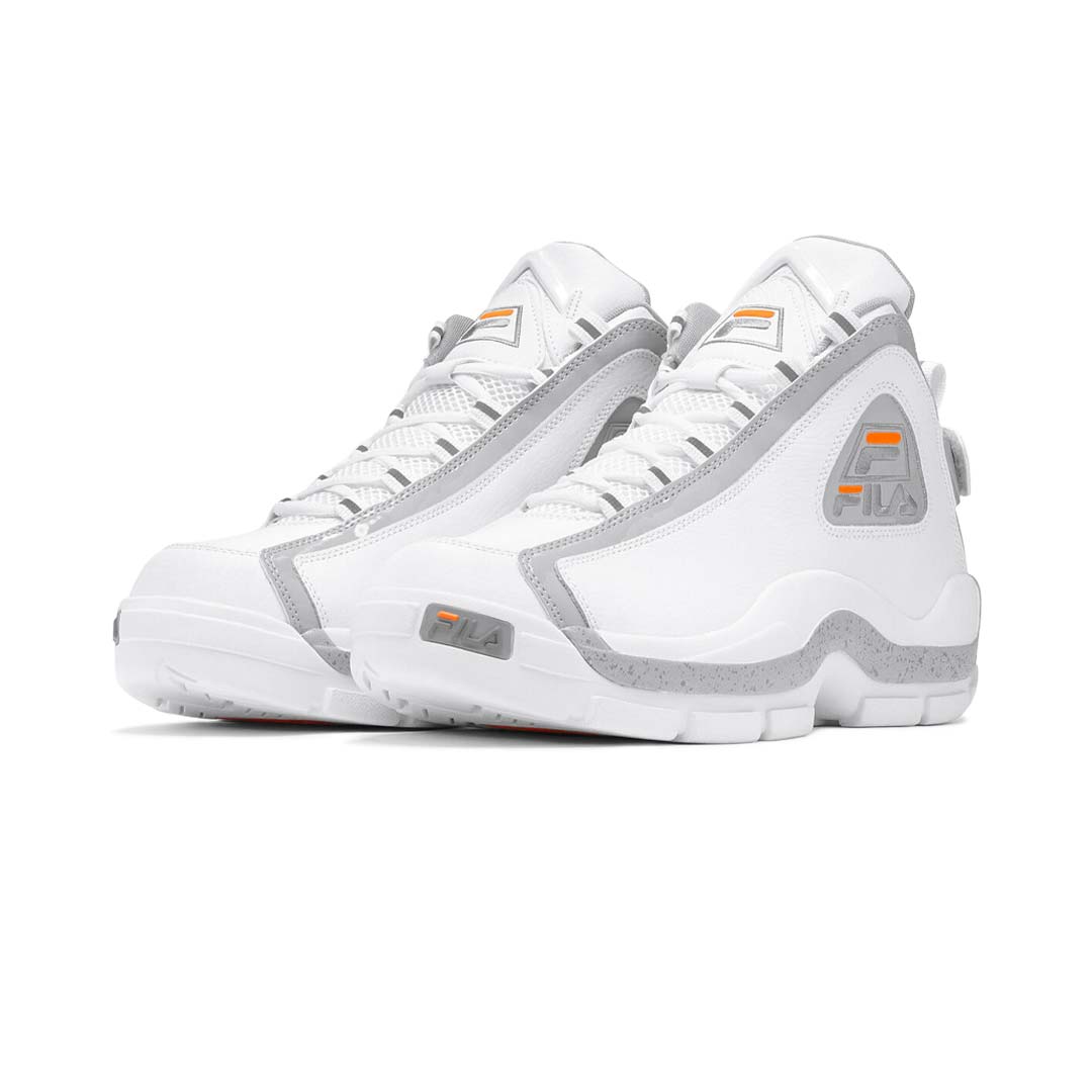 Fila Grant outlets Hill 2 White Gray Orange Basketball Shoes 1BM01753-106, Men's Size 10