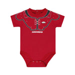 Girls' (Infant) Arkansas Razorbacks Football Creeper (KN420L8 70)