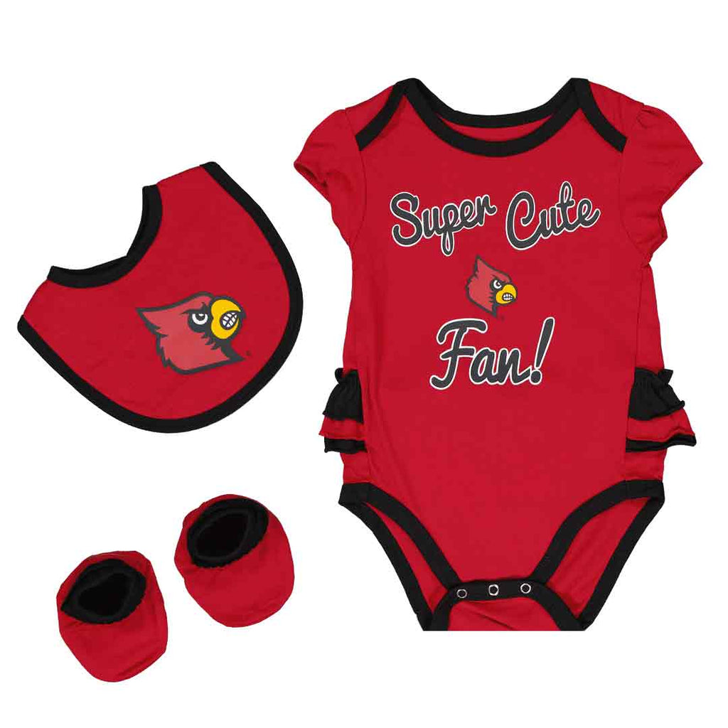 Girls' (Infant) Louisville Cardinals 3pc Champ Set (KZ415Z5 55) – SVP Sports